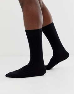 Черные классические носки Selected Homme-Черный