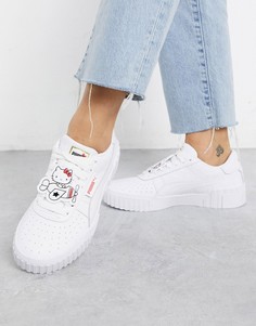 Белые кроссовки Puma x Hello Kitty Cali-Белый