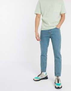 Голубые джинсы ASOS DESIGN-Синий