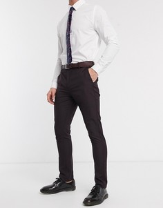 Брюки скинни сливового цвета New Look-Фиолетовый