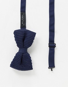 Трикотажный галстук-бабочка Religion-Темно-синий