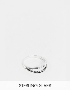 Серебряное кольцо ASOS DESIGN-Серебряный