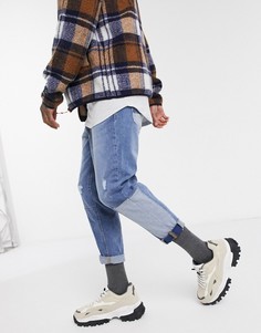 Светло-синие джинсы в винтажном стиле Burton Menswear-Синий