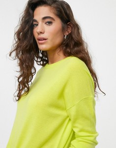 Трикотажный джемпер с длинными рукавами Only-Зеленый