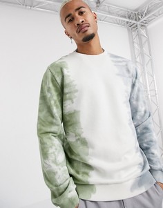 Пастельный свитшот ASOS DESIGN-Серый