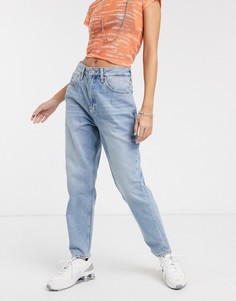 Джинсы в винтажном стиле с завышенной талией Tommy Jeans-Синий