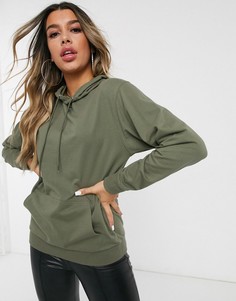 Худи цвета хаки ASOS DESIGN-Зеленый