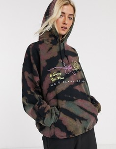 Oversize-худи с принтом тай-дай New Girl Order-Мульти