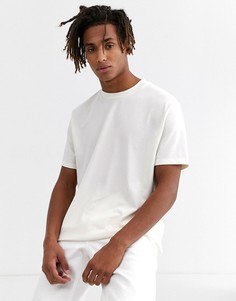 Белая свободная футболка из органического хлопка ASOS DESIGN-Белый