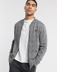 Олимпийка в клетку Burton Menswear-Черный
