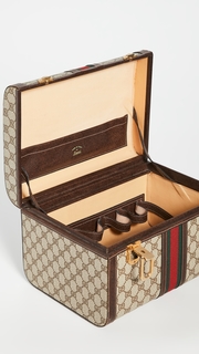 What Goes Around Comes Around Gucci Brown Canvas Vanity