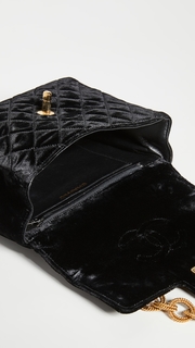 What Goes Around Comes Around Chanel Velvet Chain Handbag