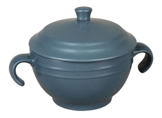 Супница с крышкой (синяя) Rosenberg