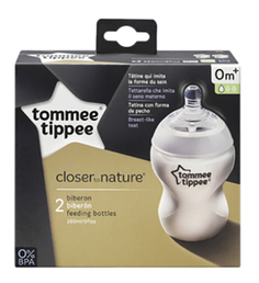 Детская бутылочка tommee tippee Closer to Nature 2 x 260 мл