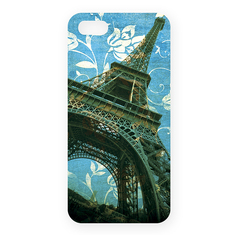 Чехол Mitya Veselkov для Apple iPhone 5 Эйфелева на голубом Арт. IP5.МITYA-117