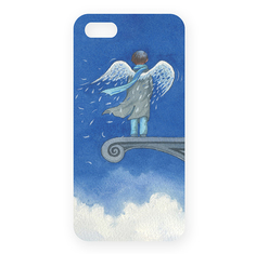 Чехол Mitya Veselkov для Apple iPhone 5 Ангел в небесах Арт. IP5.МITYA-156