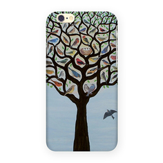 Чехол Mitya Veselkov для Apple iPhone 6 Дерево с птичками Арт. IP6.МITYA-023