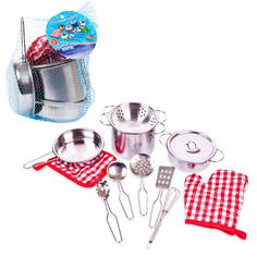 Набор посуды металлической для кухни "Помогаю Маме", 2 вида A Btoys