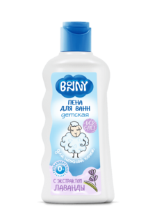 Легкая пена для ванн BONNY с натуральным экстрактом лаванды 250мл