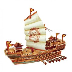 3D деревянный пазл Античный корабль Tower Ship Robotime BA504S