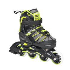 Раздвижные роликовые коньки RGX Enigma green S 31-34
