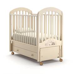 Кроватка Nuovita Grano Swing маятник продольный avorio слоновая кость