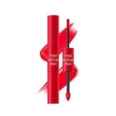 Тинт для губ двойной The Saem Two Texture Tint RD02 Double Red