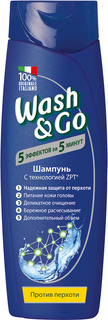 Шампунь Wash & Go против перхоти с технологией ZPT 400мл