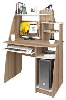 Компьютерный стол Атлант Интел 17 97x60x135 см, бежевый Atlant