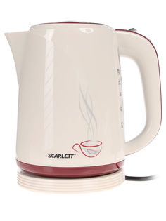 Чайник электрический Scarlett SС-028 Ivory/Burgundy