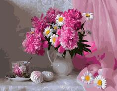 Картина по номерам Paintboy "Натюрморт с зефиром", 40x50 см