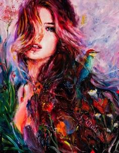 Картина по номерам Paintboy "Прекрасная муза", 40x50 см