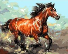 Картина по номерам Paintboy "Наперегонки с ветром", 40x50 см