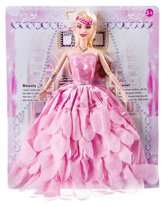 Кукла в розовом платье с оборками 29 см Shenzhen Toys