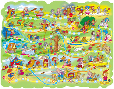 Игра настольная Десятое Королевство Ходилка, Приключения Буратино