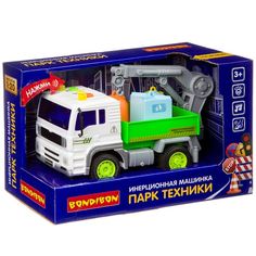 Инерционная машинка Bondibon «ПАРК ТЕХНИКИ», экологический контроль, свет, звук