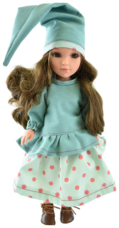 Кукла "Мари" шатенка, в зелёном платье (в подарочной коробке), 41 см Vidal Rojas Dolls