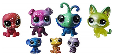Фигурки космических питомцев Littlest Pet Shop, 7 шт Hasbro