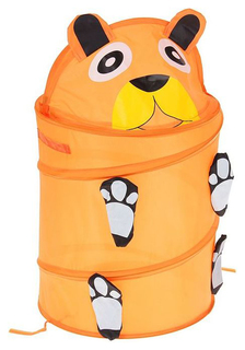 Корзина для игрушек малая «Собачка» с ручками и крышкой Sima-Land
