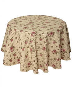 N-3854-D150-P Скатерть круглая "Анна" P D150 Naturel