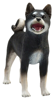 Фигурка Mojo "Собака породы Сиба-Ину", чёрный