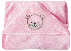 Уголок для купания махровый Baby Nice, розовый