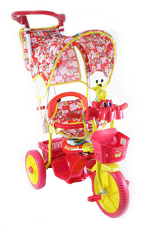 Детский трехколесный велосипед Jaguar (цвет: красный)