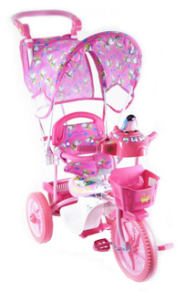 Детский трехколесный велосипед Jaguar (цвет: розовый)