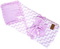 Одеяло на выписку AmaroBaby Zig Zag розовый