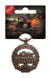 Брелок металлический "За отличную стрельбу" World of Tanks