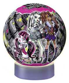 Пазл-шар Monster High 72 элемента + ночник Ravensburger