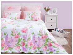 Комплект постельного белья Хлопковый Край цветочные сны полутораспальный