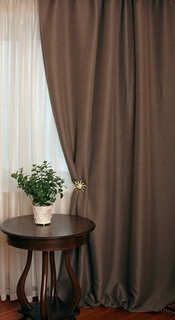 6121-37-180х280 Штора Блэкаут 180x280 Naturel