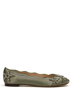 Балетки женские Lola Cruz 66257 зеленые 40 RU